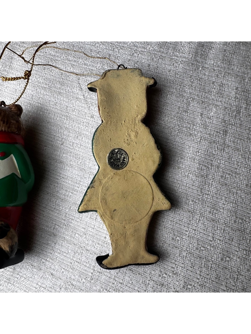 Vintage Christmas Ornament Lot of 4 Figural Holiday Decorations Taiwan Korea - Picture 9 of 9